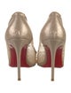 Christian Louboutin Mesh Crystal Embellishments Pumps