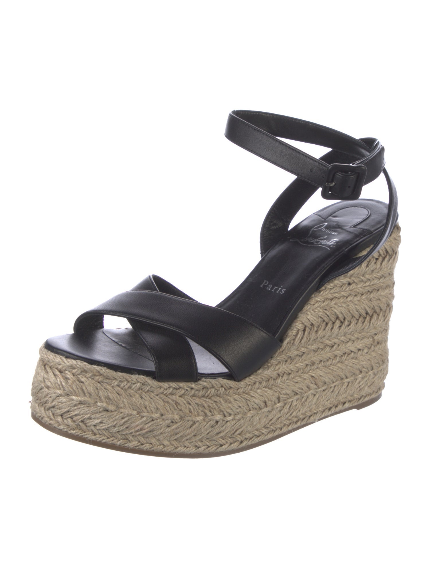 Christian Louboutin Leather Espadrilles