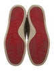Christian Louboutin Spike Accents Suede Sneakers