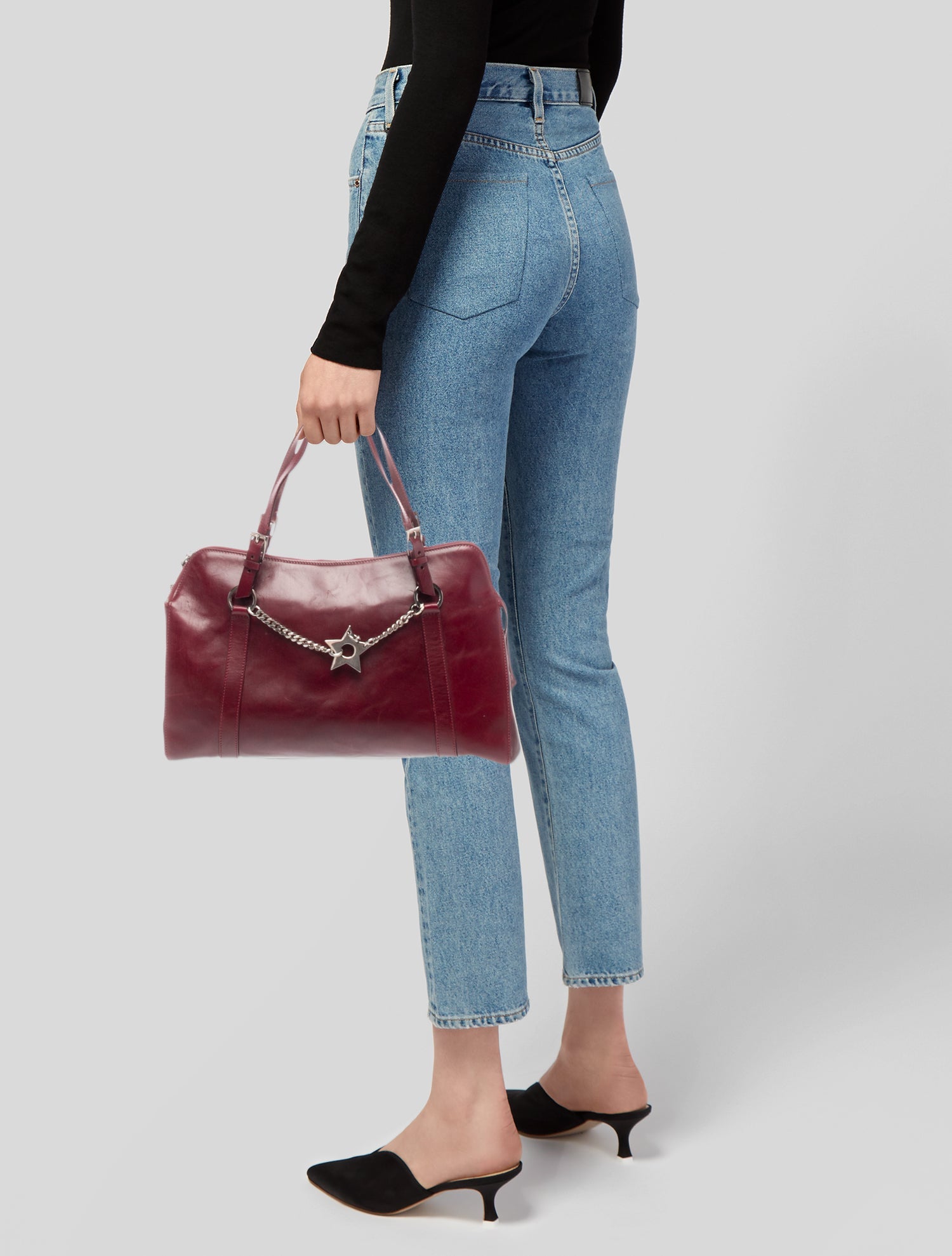 Christian Dior Leather Shoulder Bag Vintage