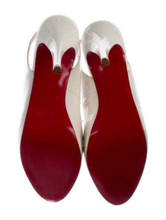 Christian Louboutin Patent Leather Slingback Pumps