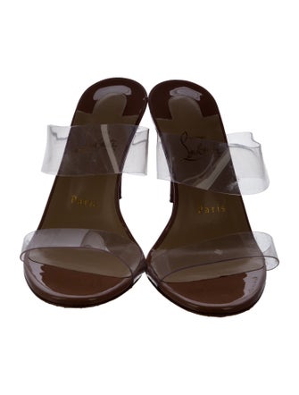 Christian Louboutin Leather Slides