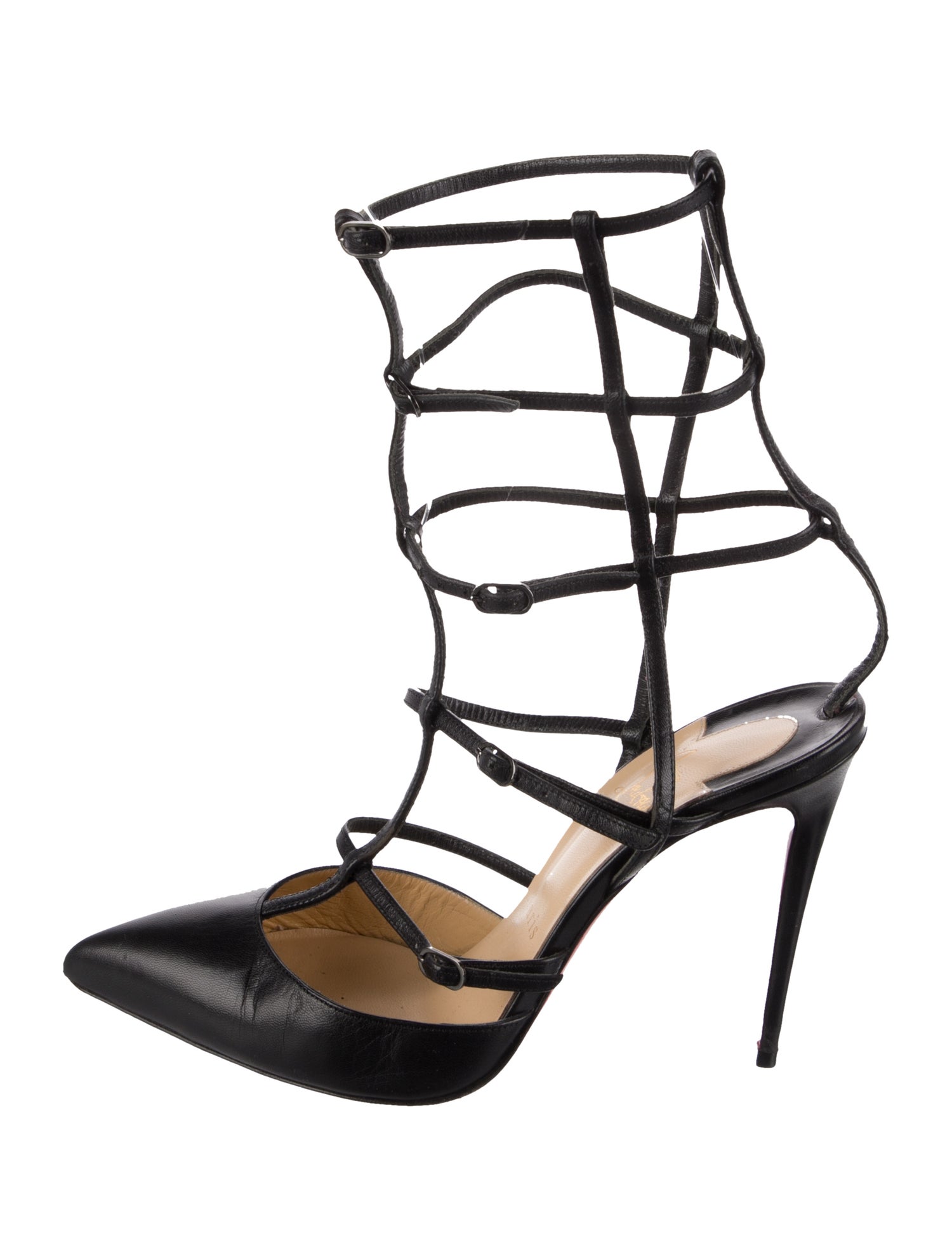 Christian Louboutin Leather Gladiator Sandals