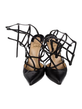 Christian Louboutin Leather Gladiator Sandals