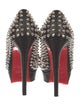 Christian Louboutin Spike Accents Leather Pumps