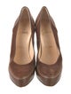 Christian Louboutin Leather Leather Trim Embellishment Pumps