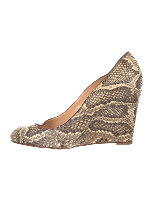 Christian Louboutin Snakeskin Animal Print Pumps