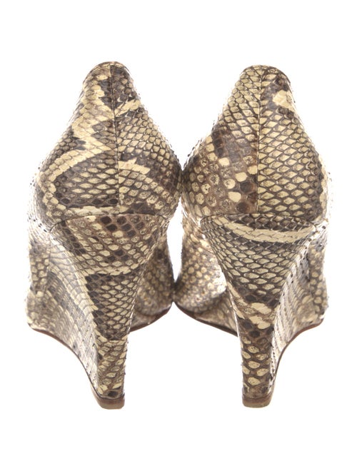 Christian Louboutin Snakeskin Animal Print Pumps