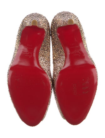 Christian Louboutin Crystal Crystal Embellishments Pumps