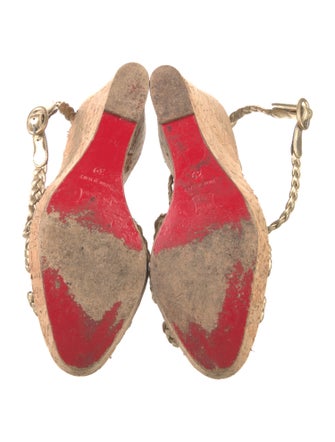 Christian Louboutin Braided Accents Espadrilles