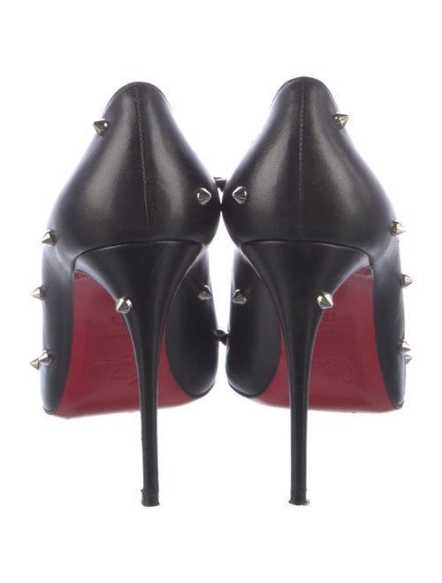 Christian Louboutin Spike Accents Leather Pumps