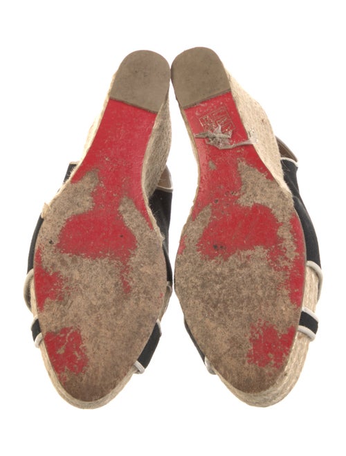 Christian Louboutin Canvas Slingback Pumps