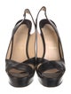 Christian Louboutin Leather Slingback Pumps