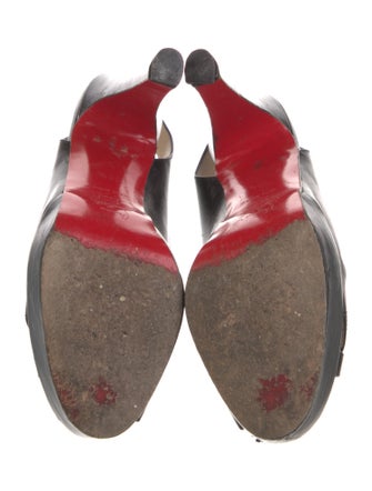 Christian Louboutin Leather Slingback Pumps