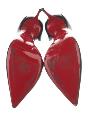 Christian Louboutin Iriza 100 Patent Leather D'Orsay Pumps