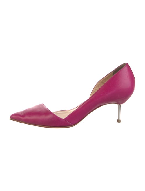 Christian Louboutin Leather D'Orsay Pumps