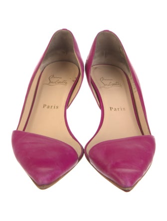 Christian Louboutin Leather D'Orsay Pumps