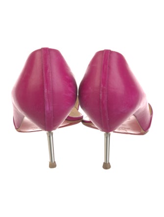 Christian Louboutin Leather D'Orsay Pumps