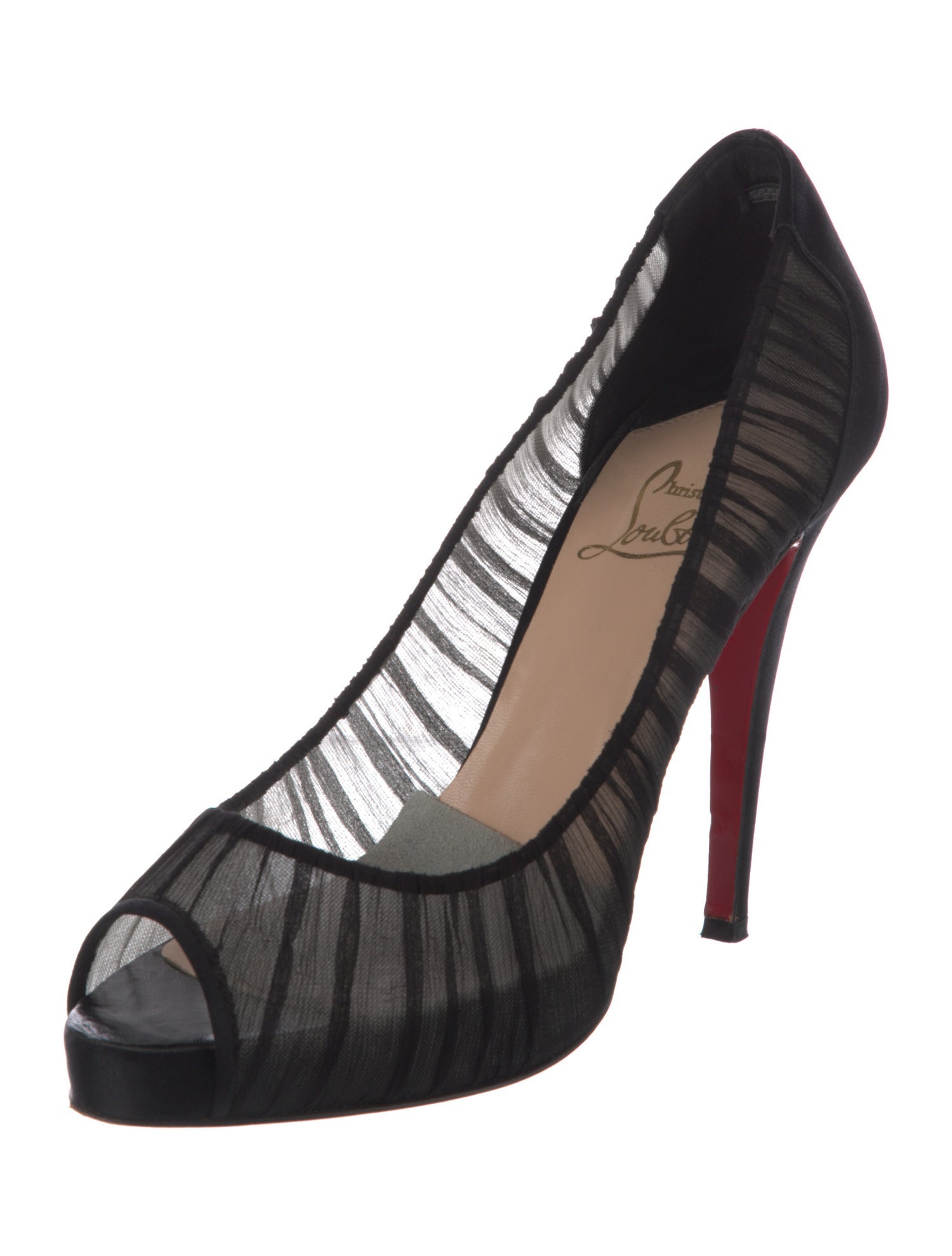 Christian Louboutin Vintage Satin Pumps