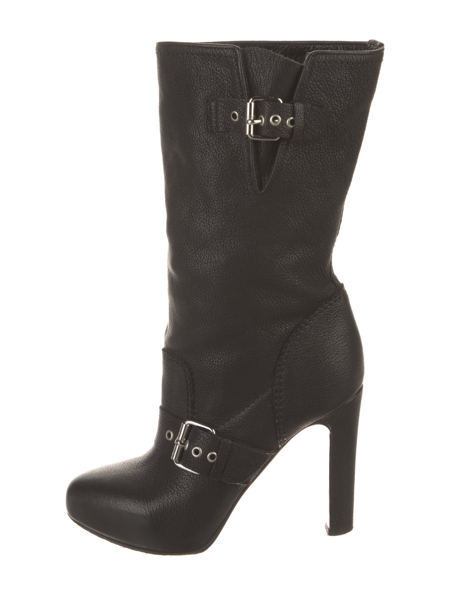 Christian Louboutin Leather Moto Boots