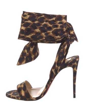 Christian Louboutin Animal Print Sandals