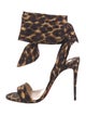 Christian Louboutin Animal Print Sandals
