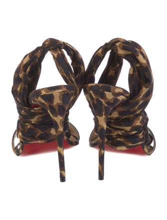 Christian Louboutin Animal Print Sandals