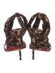 Christian Louboutin Animal Print Sandals