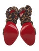 Christian Louboutin Animal Print Sandals