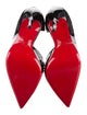 Christian Louboutin Patent Leather Lasercut Accents Pumps