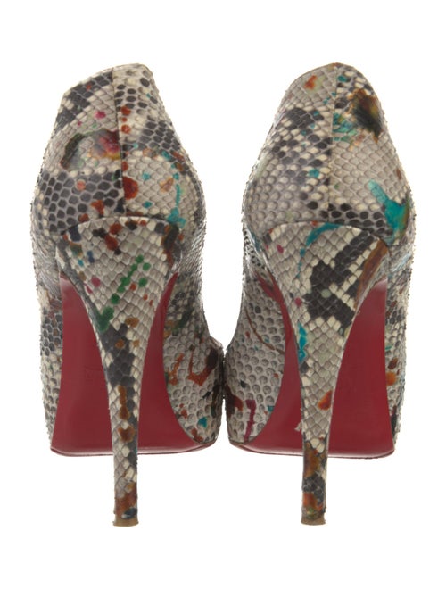 Christian Louboutin Snakeskin Animal Print Pumps