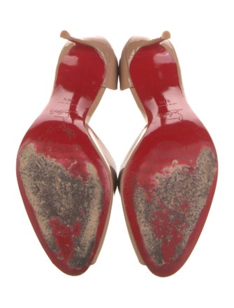 Christian Louboutin Patent Leather D'Orsay Pumps