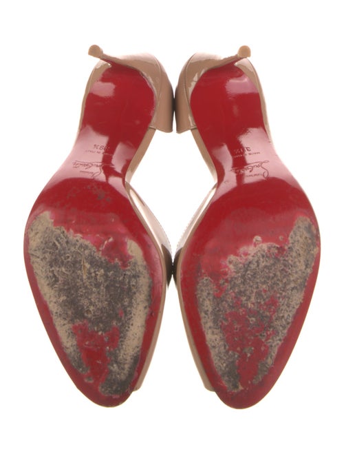 Christian Louboutin Patent Leather D'Orsay Pumps