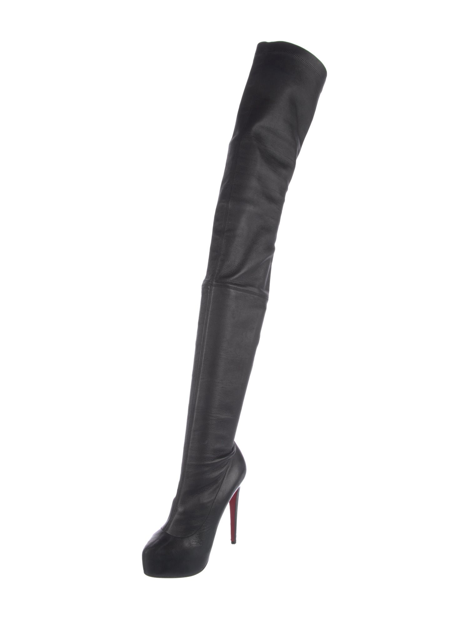 Christian Louboutin Leather Sock Boots