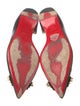 Christian Louboutin Spike Accents Leather D'Orsay Flats