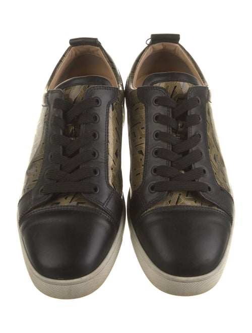 Christian Louboutin Leather Printed Sneakers