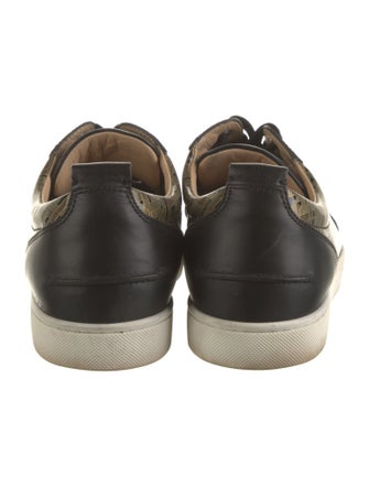 Christian Louboutin Leather Printed Sneakers