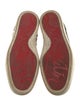 Christian Louboutin Leather Printed Sneakers