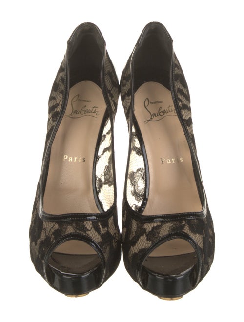 Christian Louboutin Lace Lace Pattern Pumps