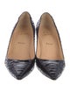 Christian Louboutin Python Pumps