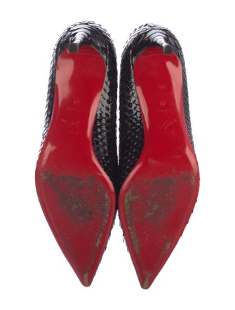 Christian Louboutin Python Pumps