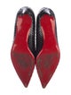 Christian Louboutin Python Pumps