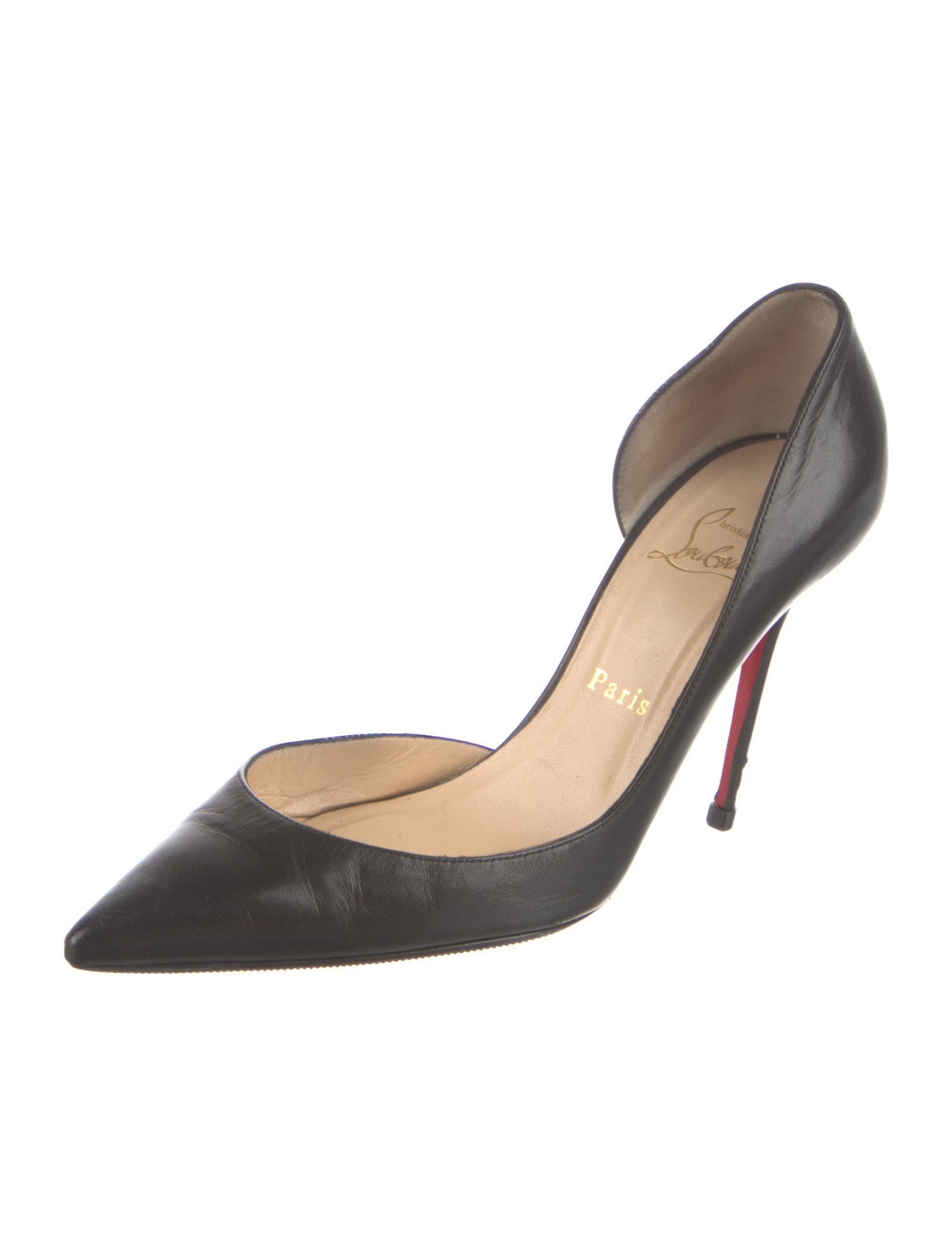 Christian Louboutin Leather D'Orsay Pumps
