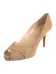 Christian Louboutin Cutout Accent Pumps