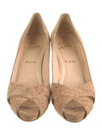 Christian Louboutin Cutout Accent Pumps