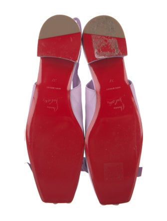 Christian Louboutin Leather Slingback Flats