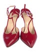 Christian Louboutin Patent Leather T-Strap Pumps