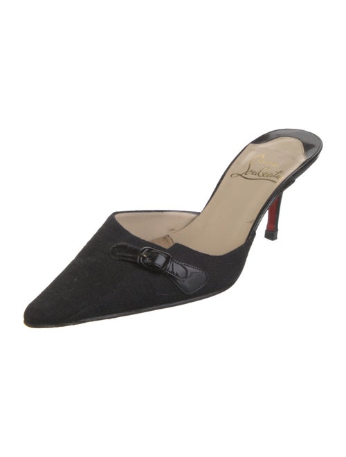 Christian Louboutin Canvas Mules