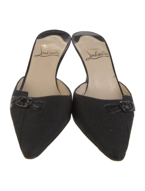 Christian Louboutin Canvas Mules
