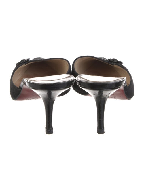 Christian Louboutin Canvas Mules